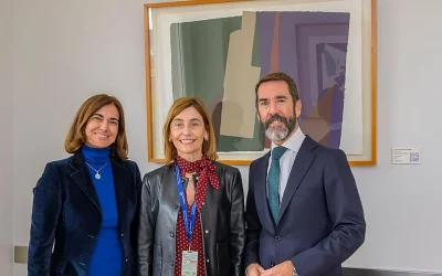 La Fundación HARTE e Iberdrola exhiben en el hospital de Cruces 15 obras de Gerardo Rueda